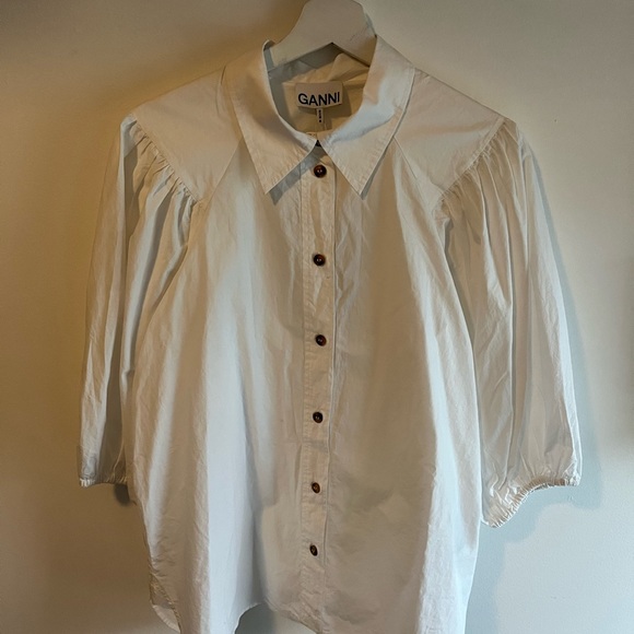 Brand new Ganni Collar Blouse - Picture 3 of 6